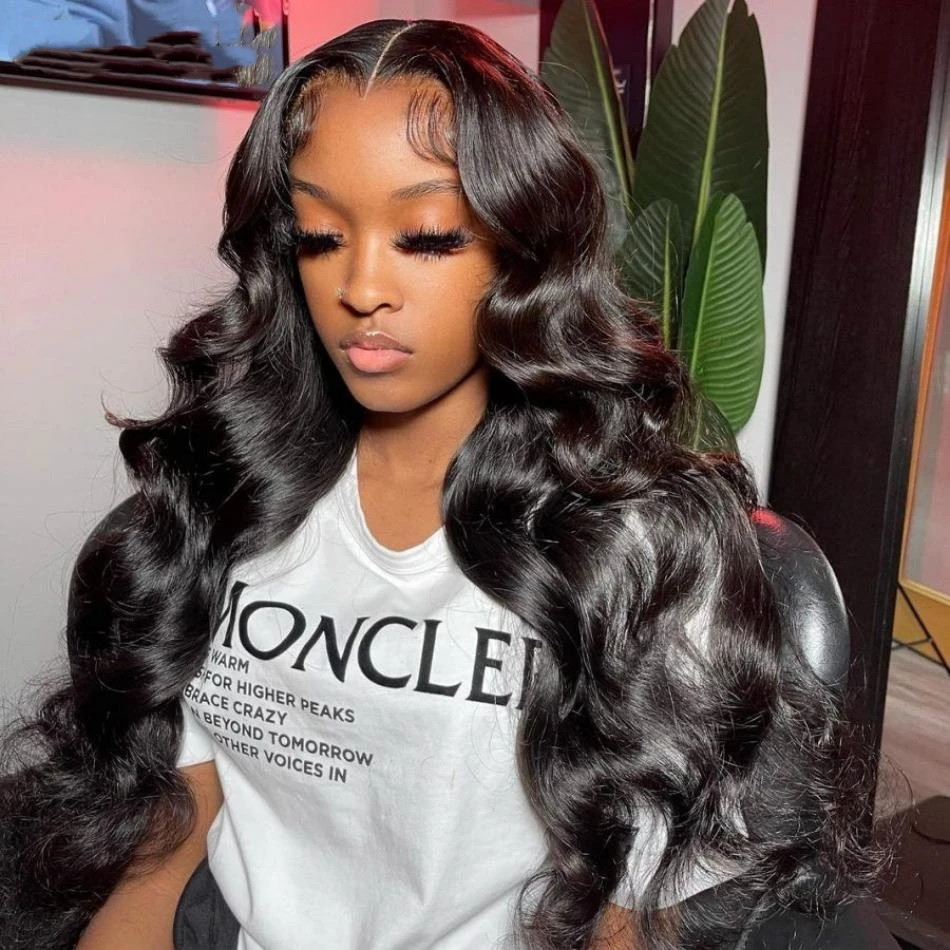 13x6 HD Lace Frontal Wig Natural Body Wave Wig 30 40 Inch Human Hair 13x4 Natural PrePlucked Brazilian For Women Lace Front Wigs