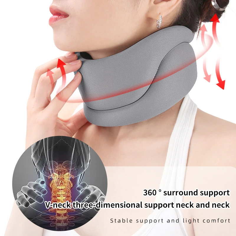 Ice Silk Neck Brace For Migraine Cervical Collar Relieves Pain And Cervical Pressure Soft Neck Support