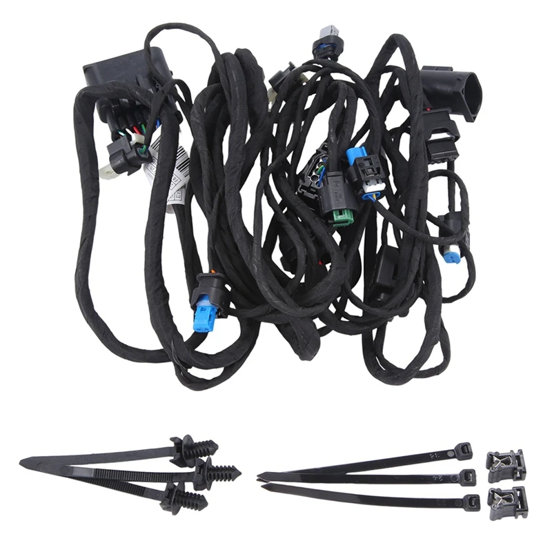 Car Front Bumper Wiring Harness, 61125A1D484 Black ABS Front End For BMW Car Horn Wiring Harness