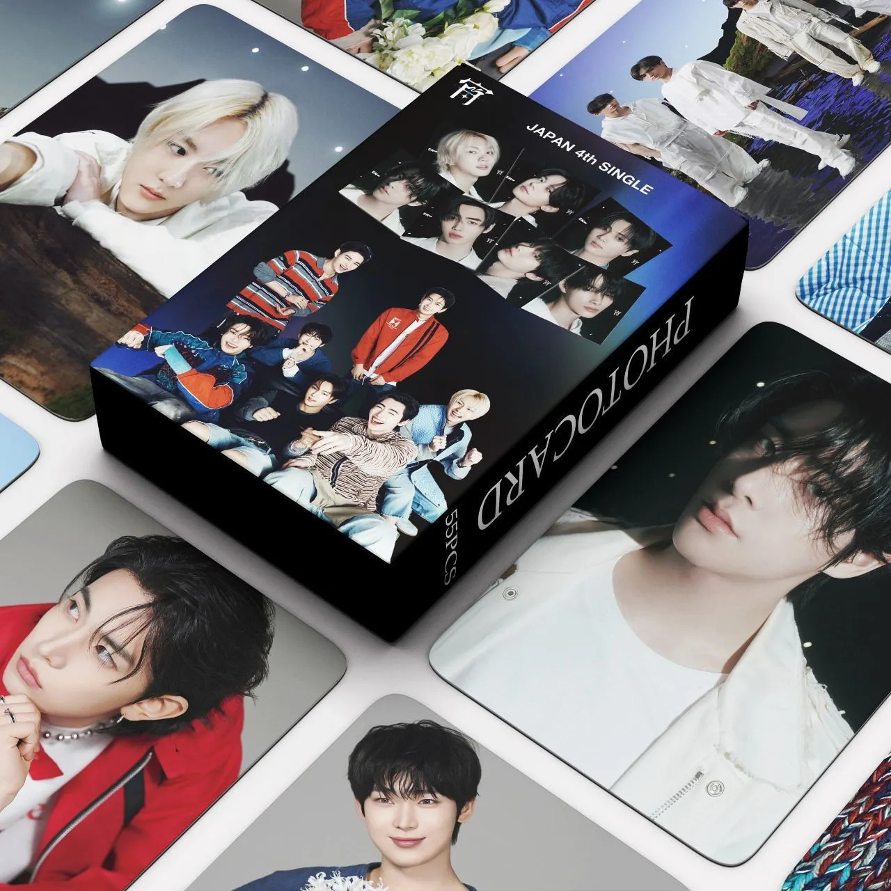 55 قطعة من بطاقات الصور EN YOI JAKE JAY HEESEUNG Kpop Merch Lomo مجموعة بطاقات رغبة سيئة: UNLEASH
