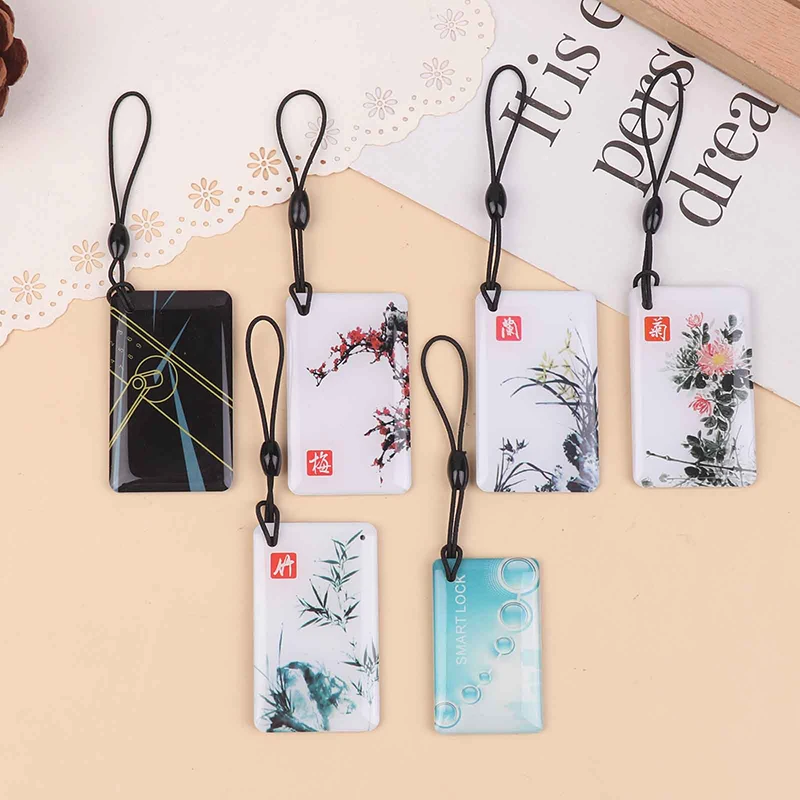 10Pcs PVC 13.56Mhz IC Card TTlock BLE Electronic Smart Door Lock Card Digital Smart Fingerprint Locks Unlock Small RFID Card