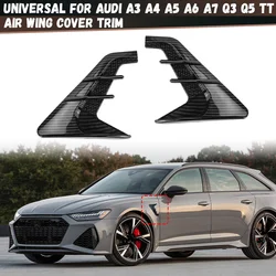 Car Air Vent Sticker Side Fender Sticker Trim Decoration For Audi A3 S3 8V A4 S4 B8 B9 A5 S5 A6 S6 C6 C7 A7 RS3 RS4 Q3 Q5 TT