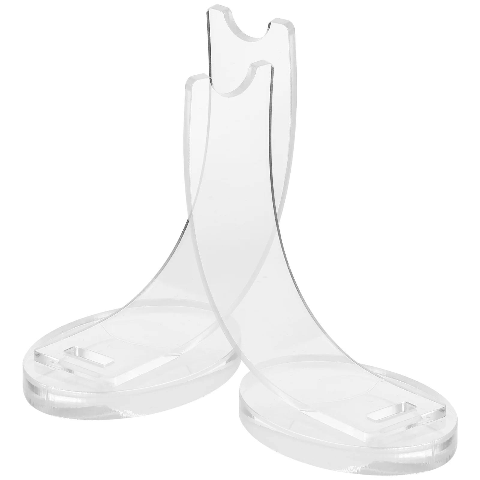

2 Pcs Display Stand Clear Pen Holder Penholder Acrylic Transparent Pencil Vertical