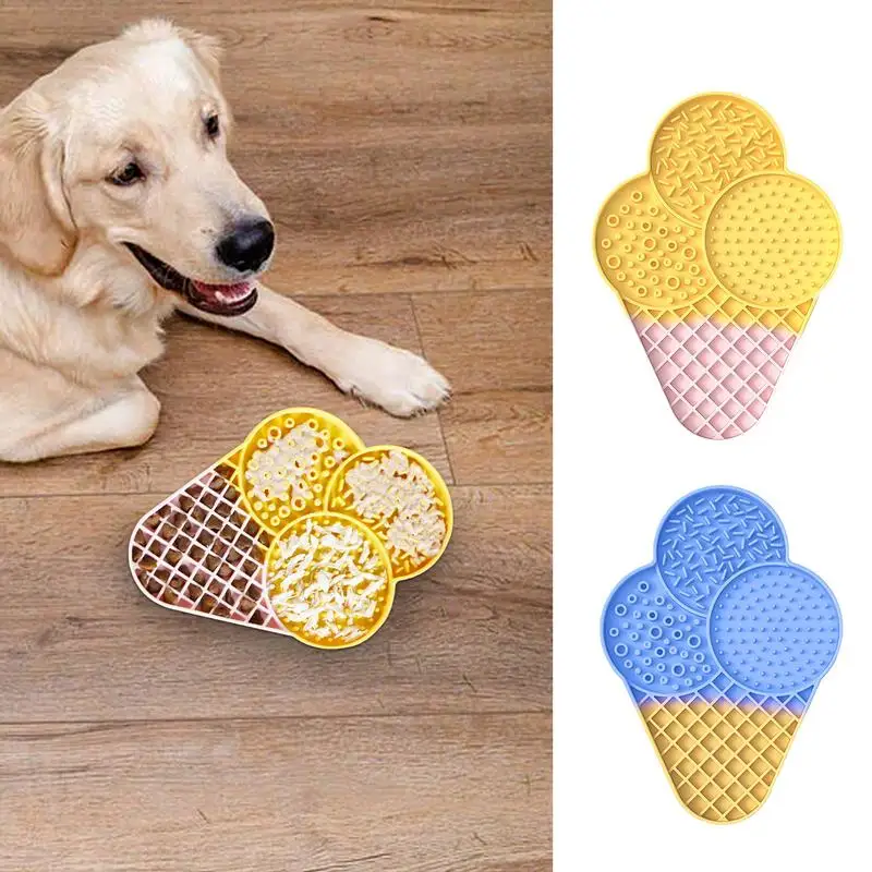 Slow Feeder Dog Bowl Silicone Slow Feeder Dog Bowl Cat And Dog Food Bowl Dog Dishes With Suction Cup For Healthy Eating Diet pet