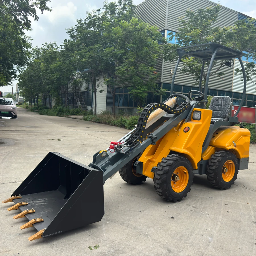 

China Hot Sale Mini Wheel Loader Agriculture Hydraulic Diesel Engine Telescopic Loader 4 Wheels Drive Compact Farm Loader