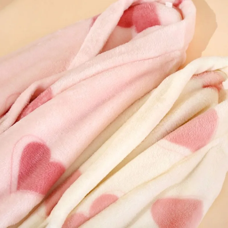 2024 New Sweet Cardigan Flannel Pajamas Women's Winter Plush Thickened Sleepwear Coral Velvet Warm Student Plush Homewear Set