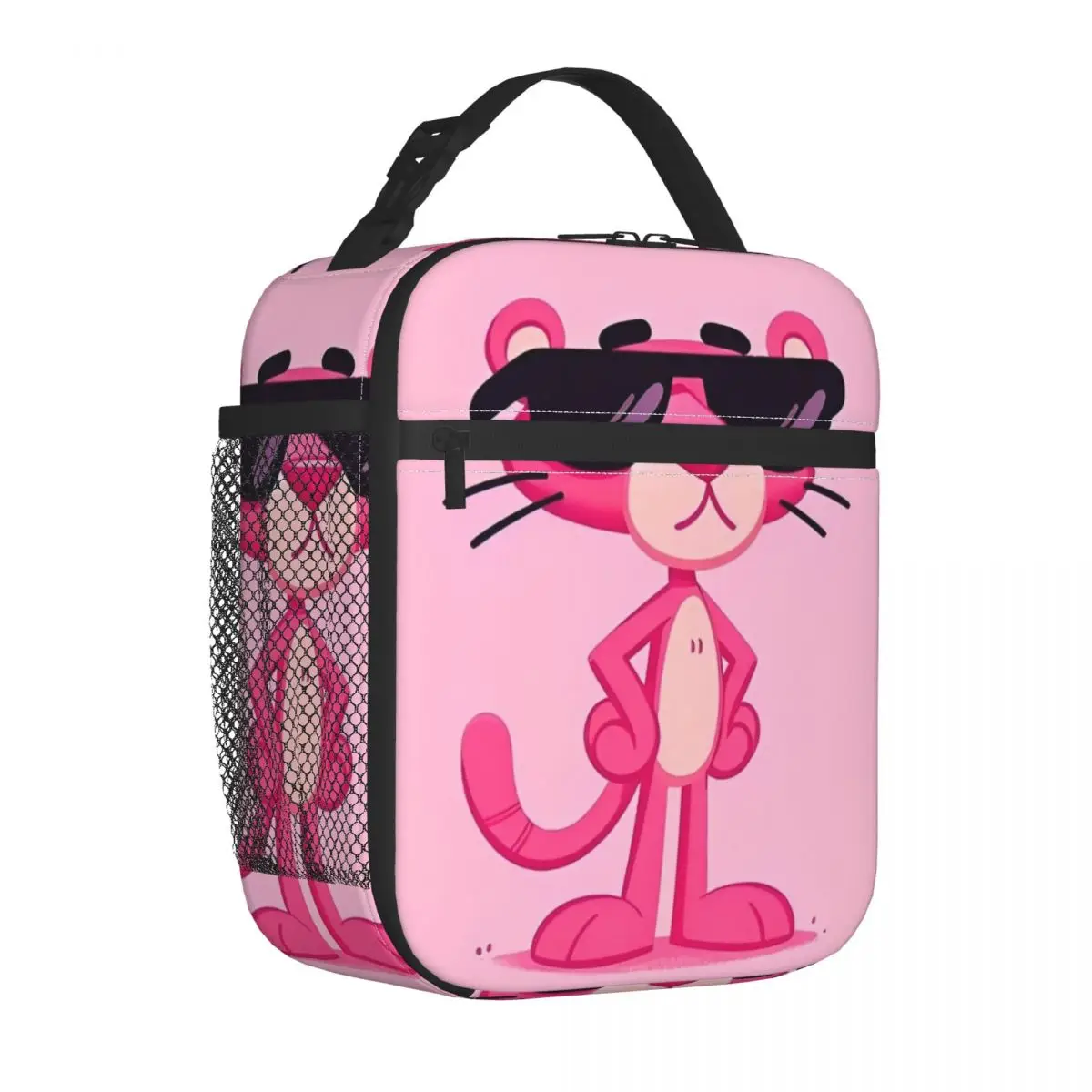 Pink Panther Sunglasses Insulated Lunch Bag Thermal Bag  Lunch Container Leakproof Tote Lunch Box Bento Pouch Work Picnic