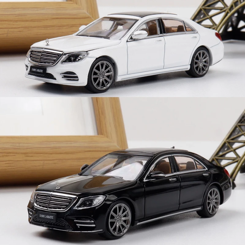 

Литой под давлением оригинальный масштаб 1:64 S500L W222 модель из сплава, имитация классического украшения, коллекция сувениров для хобби, статический дисплей