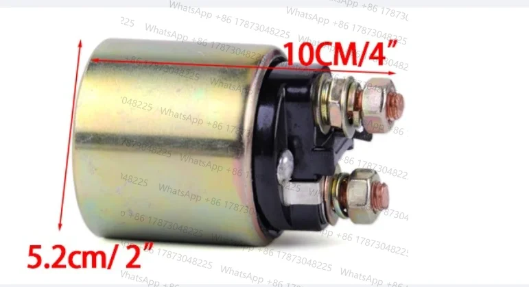 Letaosk solenóide de partida adequado para peças de gerador kipor kama km186f 186f 12v