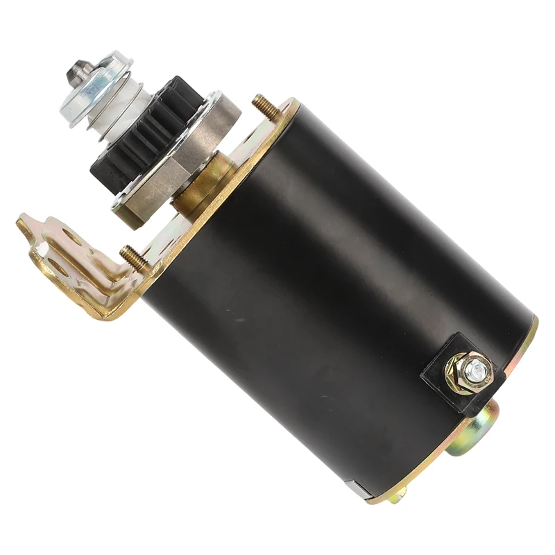 New Starter Compatible with Briggs and Stratton,12V Motorcycle Starter Motor Electric Starter For John Deere,Cub Cadet 499521