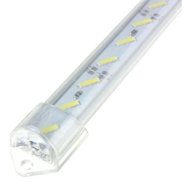 DC12V 8520 led rigid light LED Bar Light 8520 with Transparen&Milky PC cover,36Leds/0.5m, cold white,free shipping