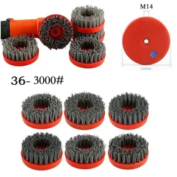 4inch 110mm/M16 Circular Abrasive Nylon Brush Stone Polish Granite Marble Clean Workshop Equipment Power Tool Grinder Wheel