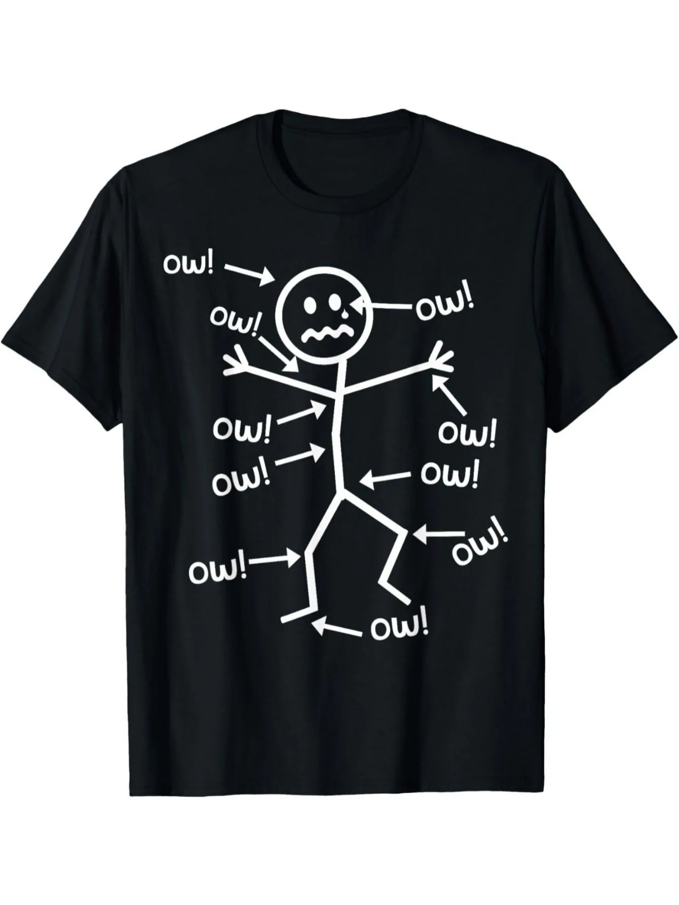 

Ow Ow Ow T-Shirt- Funny Chronic Pain Awareness Tee Shirt
