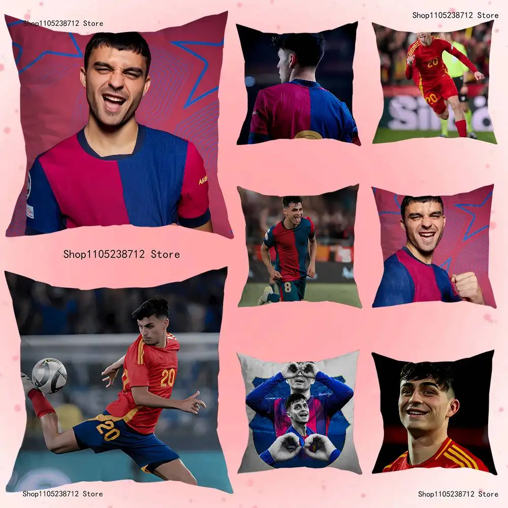 

Football Cool P-PedriS-S Pillow Case cute cartoon anime peripheralsBedroom Sofa Decorative Cushion Cover Soft Cushion Cover