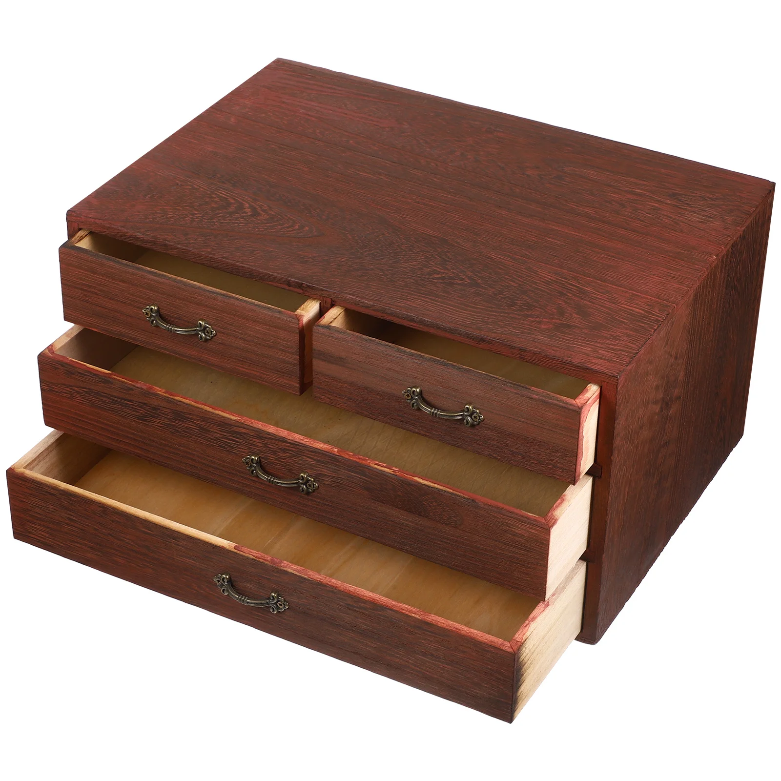 

Multilayer Storage Cabinet Practical Desktop Drawer Box Office Apothecary ganizer Tea Bag Spice Container