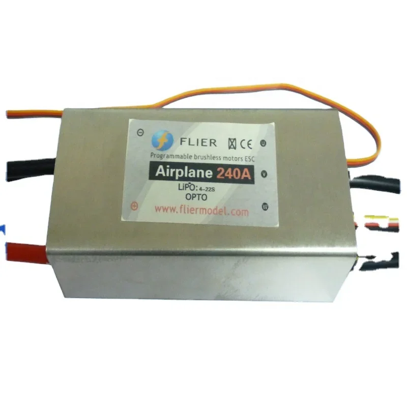 

Flier Brushless Motor 12S ESC 240A Airplane Speed Controller 48V ESC Motor Controller