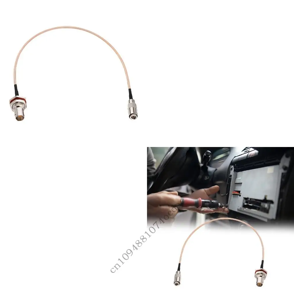 Professional DIN To BNC Converter Cable Wire High Quality RG179 Wire 15cm/30cm/100cm Length Option Adapter Cord 