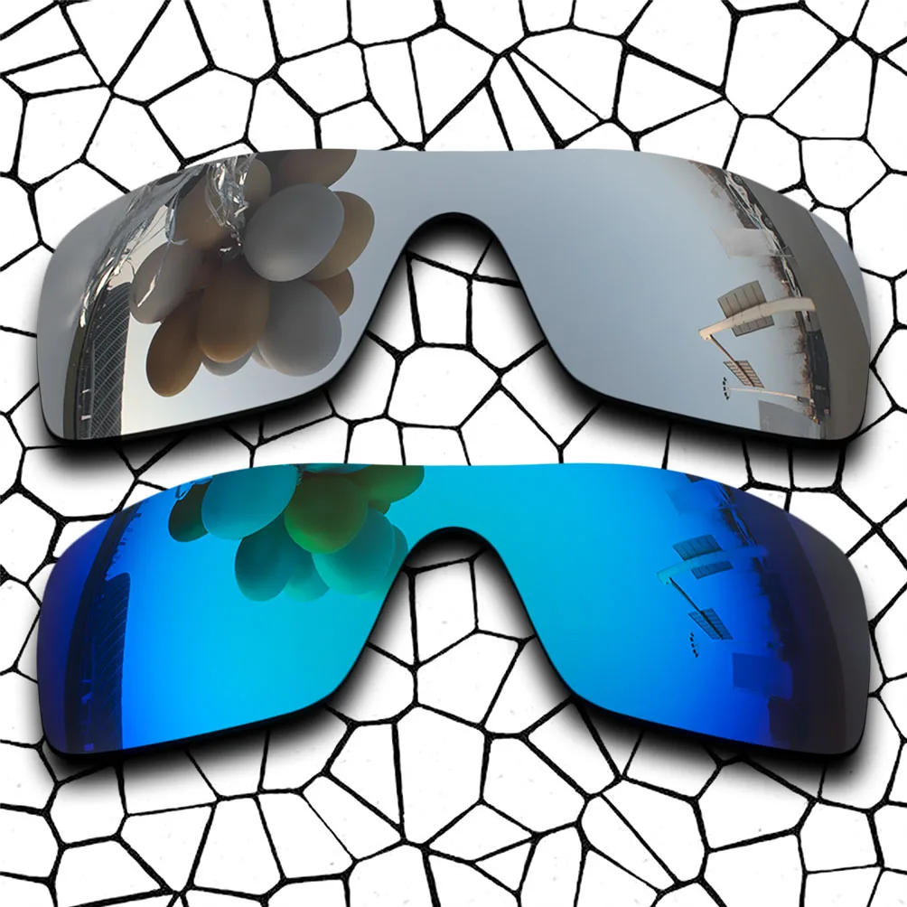 

Silver&Sky Blue Lenses Replacement For-Oakley Dart Polarized Sunglasses