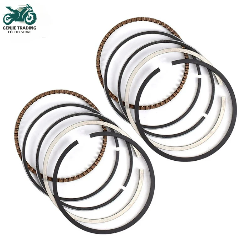 2pcs 49mm 49.25mm 49.5mm 49.75mm 50mm Motorcycle Engine Piston Rings For Yamaha YFM125 P/R/S YFM125GHV 2006 GXGR 2008 GBL 2012