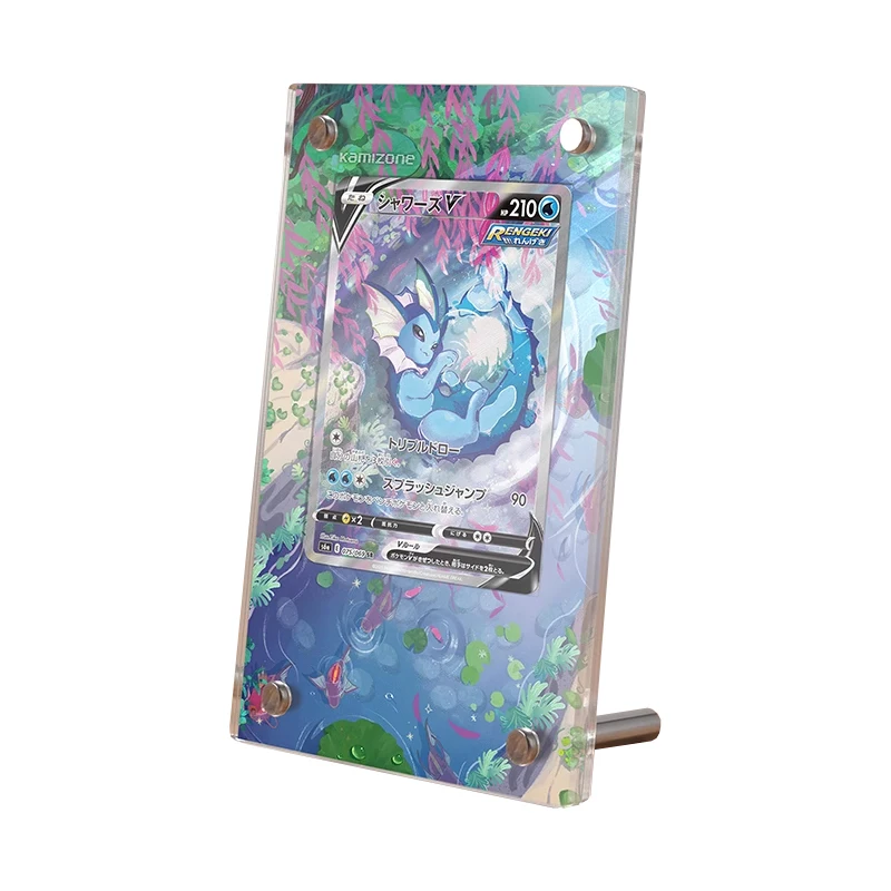 New 16 Models PTCG Eevee Card Display Stand Umbreon Sylveon Glaceon Acrylic Card Brick Photo Frame Gift Toy Not Include Cards