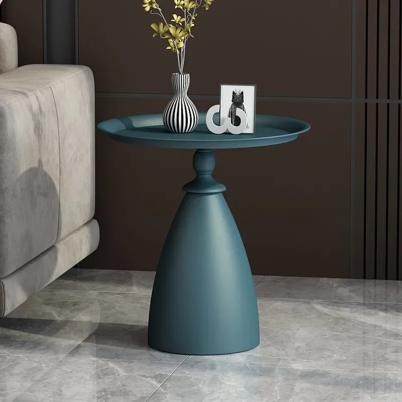 Nordic Iron Apartment Hotel Coffee Table Creative Home Furniture Coffee Table Modern Villa Balcony Round Coffee Table