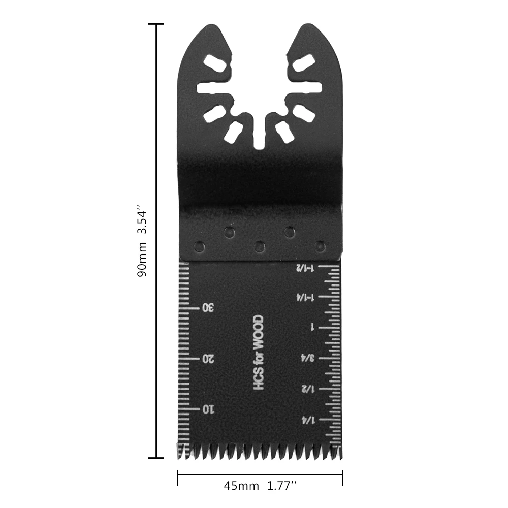 Universal Oscillating Saw Blades, Quick Release Multi Tools, Kit Lâmina Vibratória Híbrida, Madeira, Metal, Plástico, Corte