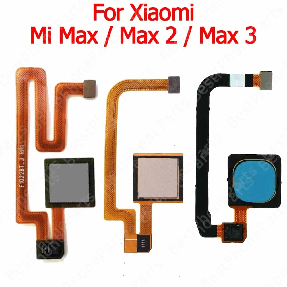 

New Fingerprint Sensor Flex Cable For Xiaomi Mi Max 2 3 Max2 Max3 Finger Print Scanner Home Button Touch Menu