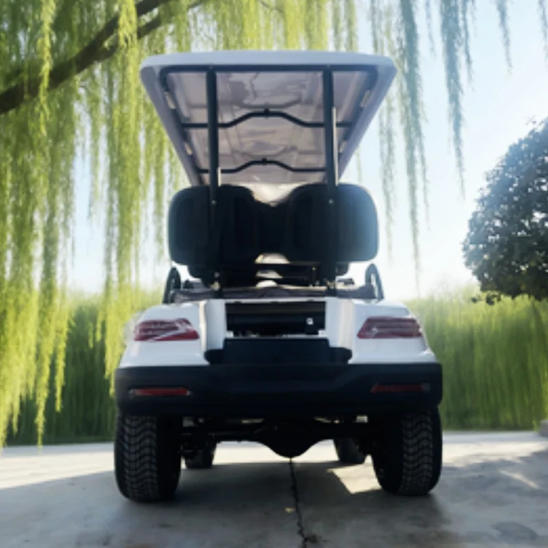

Export 6 Seater 2026 Lead-Acid Battery/Lithium Battery Electric Golf Cart With Folding Windshield 12-Inch Off-Road Tires Design