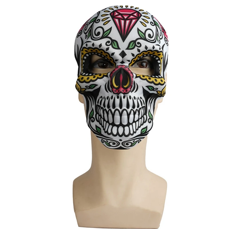 

Festival Carnival Ball Decoration Props Halloween Ghost Festival Skull Mask Terrifying Cosplay Face Mask