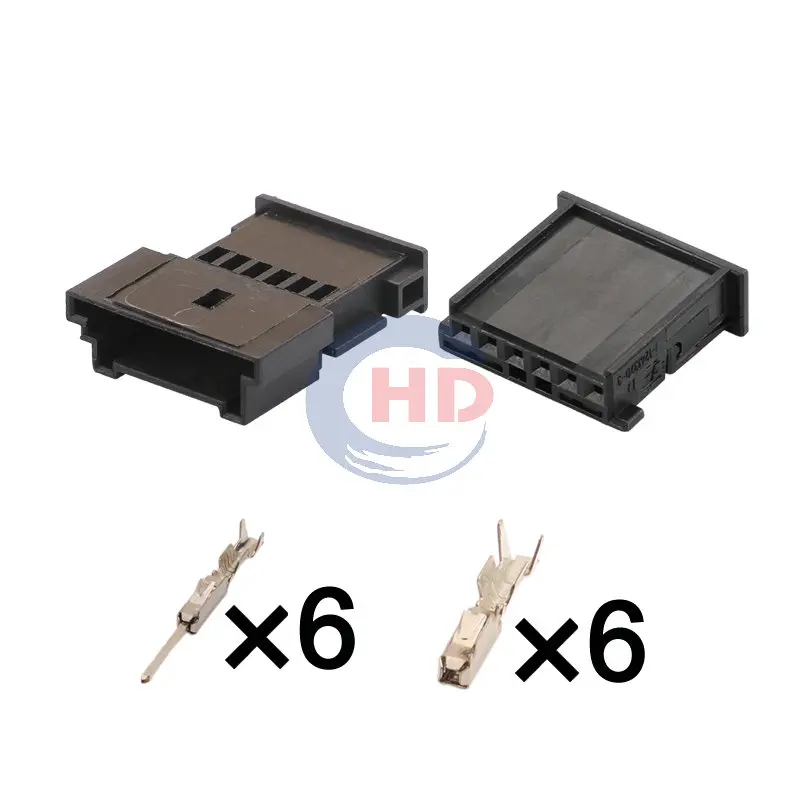 1-20 sets 6 Pin AC Assembly Tweeter Audio Wire Socket Gateway Connector 1-1703874-1 1-1241370-3
