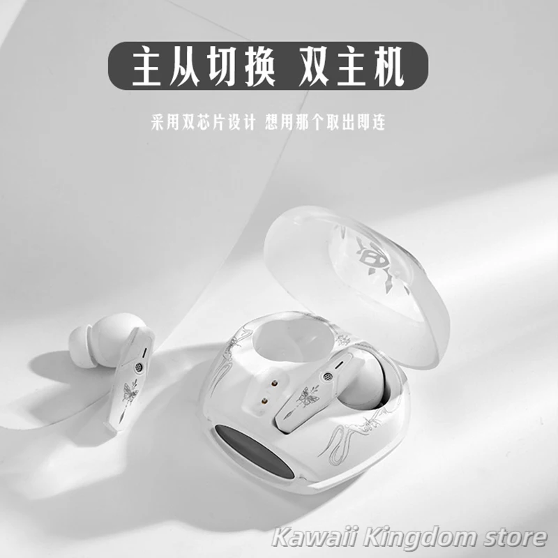 هونكاي: ستار ريل كاستوريس لعبة أنيمي سماعة رأس بخاصية البلوتوث شاشة ديجيتال شحن جراب طالب تأثيري هدية