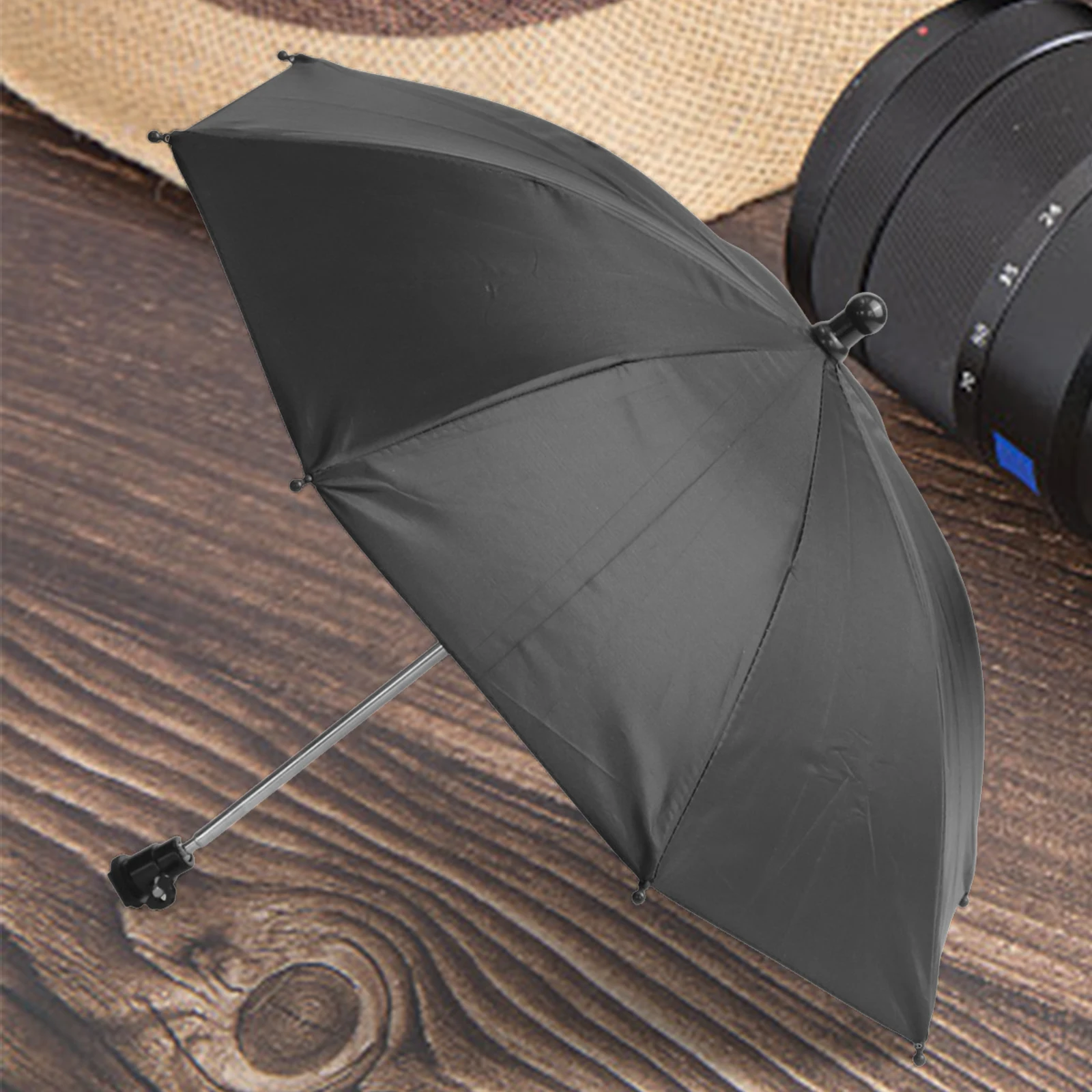 Professional Camera Umbrella with Hot Shoe Compatibility Compact Design for Easy Transport During For Outdoor Shoots
