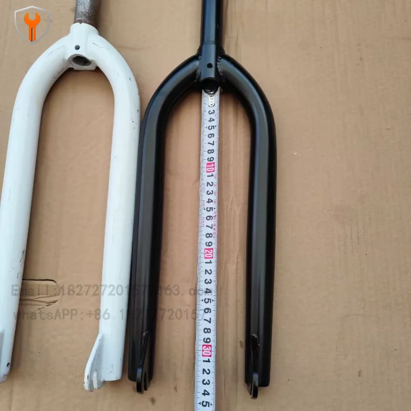 24 inch 26 inch 4130 chrome molybdenum steel front fork, performance car street car climbing car steel fork hard fork