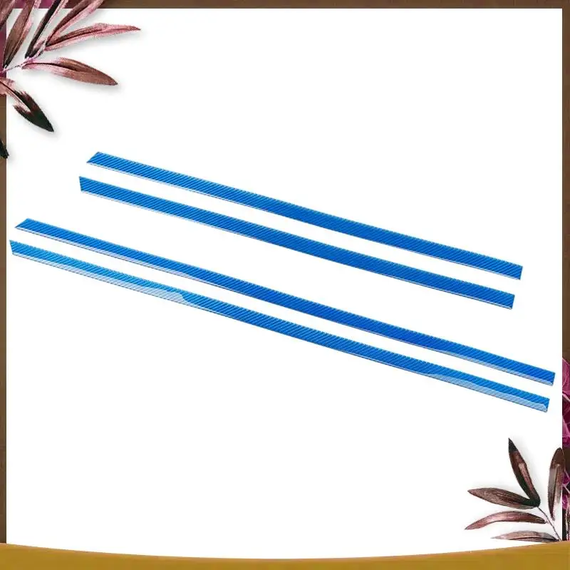 

AB59-Door Strips Trim Carbon Fiber Blue Door Strips Trim Interior Accessories For Toyota 4Runner 2010-2023