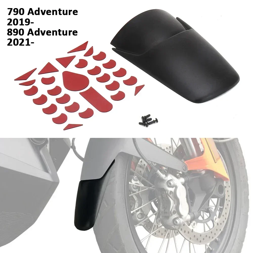 890 ADVENTURE ADV 2021- New Motorcycle Mudguards Front Fender Splash Guard Extension For 790 Adventure Adv 2019-