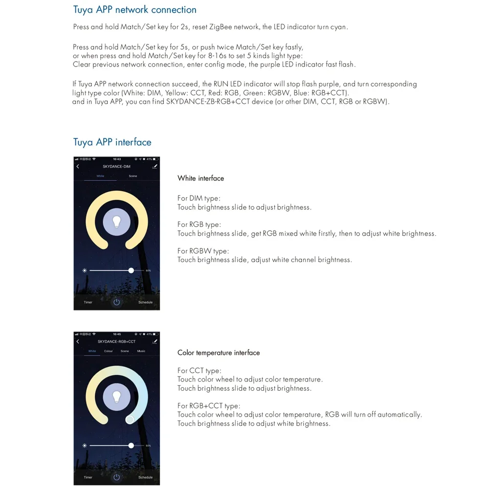 Tuya 5 in 1 LED Controller ZigBee -RF Converter Smart Voice APP Cloud Control 12V 24V Single Color RGBWW RGBW RGB+ CCT LED Light