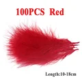 100 piezas Rojo