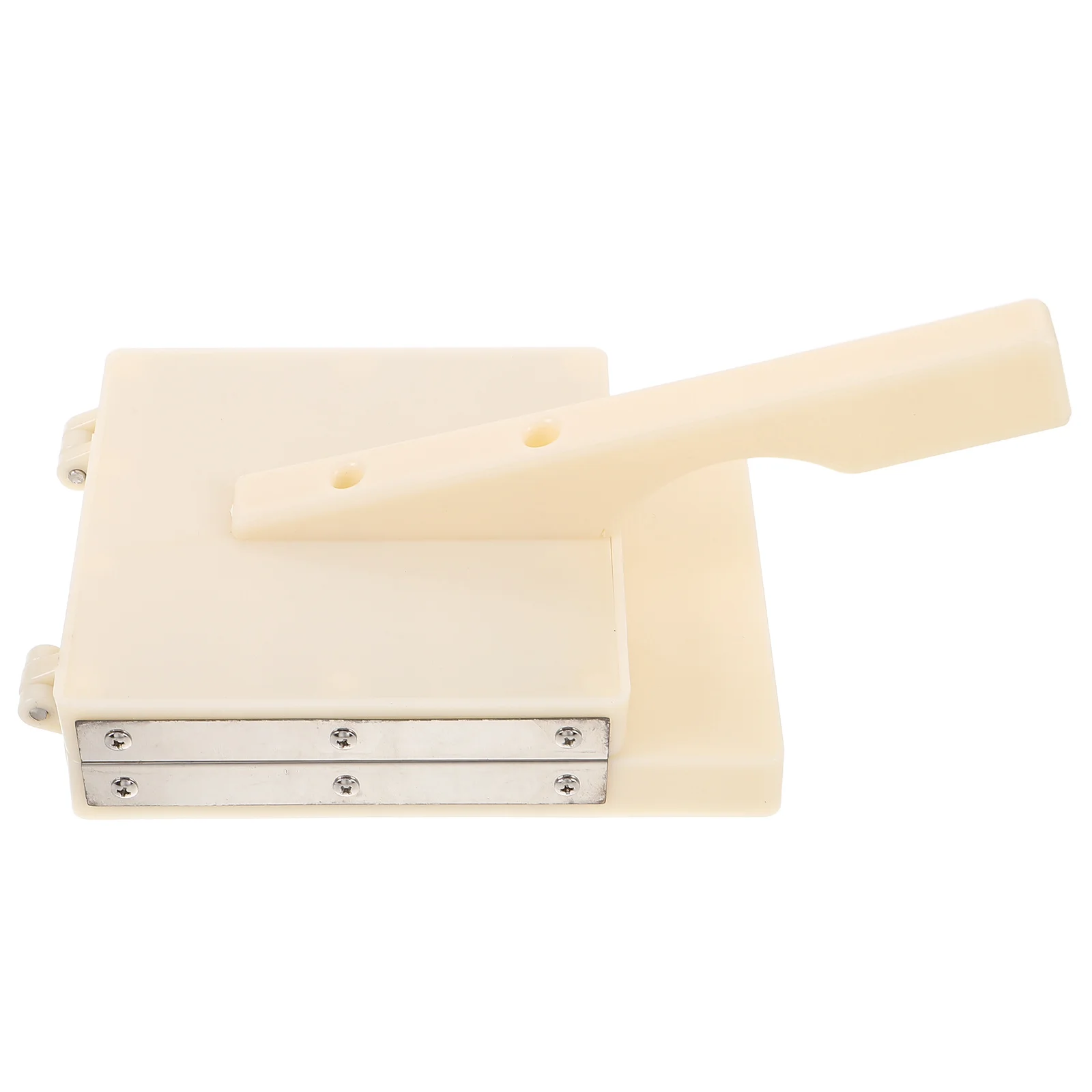 

Manual Dough Press Dumpling Maker ABS Stainless Steel Dumpling Skin Presser Tool for Kitchen Tortilla Pie Dough Wrapper