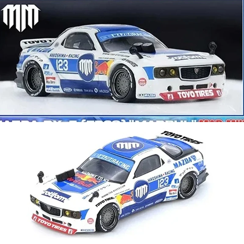 

PreSale INNO 1:64 MAZDA RX7 FD3S PANDEM ROCKET BUNNY 001 MADBUL MADLAB Diecast Diorama Car Model Collection Miniature Toys