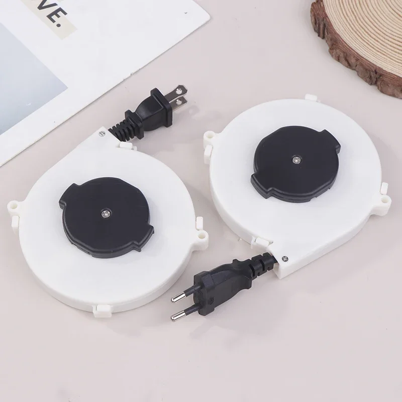 

1.6M Automatic Retractable Power Reel Cable 220v Camping Wires Power Reel Cable Sleeves US EU Plug Reel Cable 1.6m