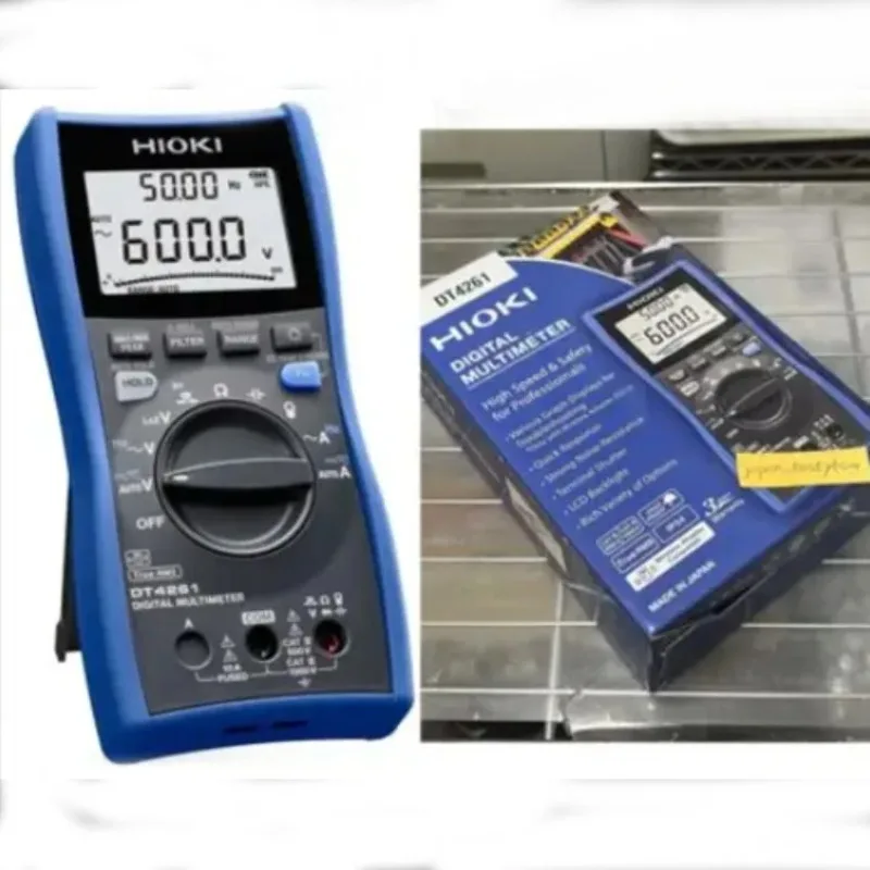 New HIOKI DT4261 In Stock TRMS 1000V 10A Wireless Bluetooth IP54 Shutter 10m Range Digital Multimeter DMM Kit Original Box