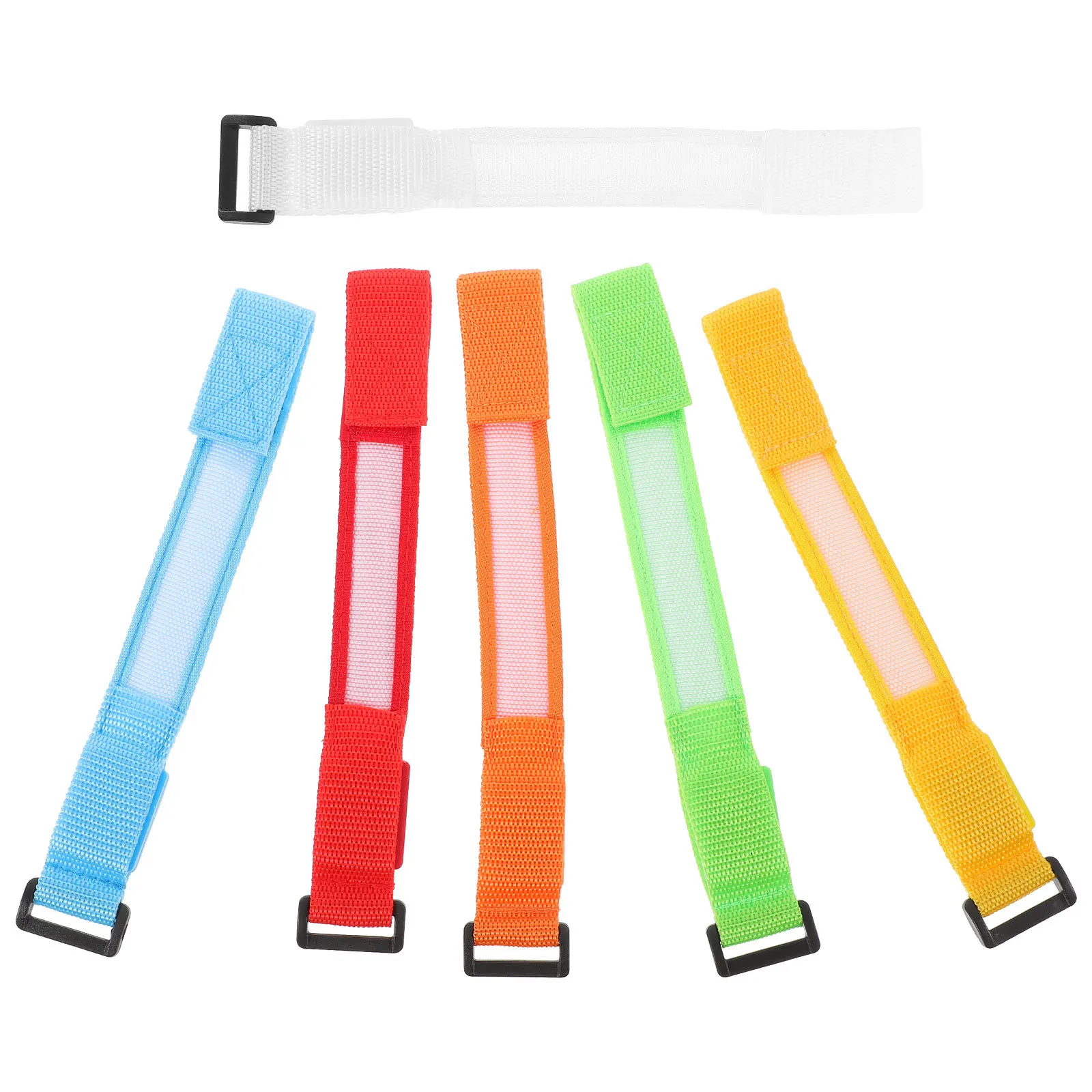 

6pcs Led Bracelets Adjustable Glowing Wristbands For Night Running Party Rave Outdoor Sports Safety Armband Fitness Accessories