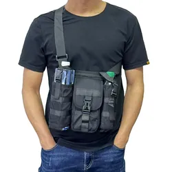 Bolso táctico multibolsillo portabotellas para viaje exterior