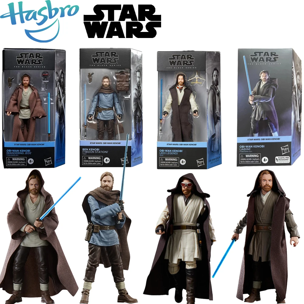 In Stock Original Hasbro The Black Series Star Wars Obi-Wan Collection Action Jedi Legency Model Toys Gifts for Fans Kids