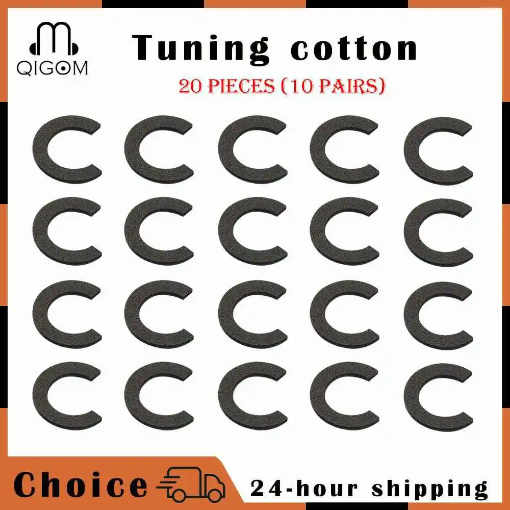 

QIGOM Tuning Cotton Earphone Speaker Driver Damping and Tuning Papers Kit for Enhanced Sound for MX500 Earphone