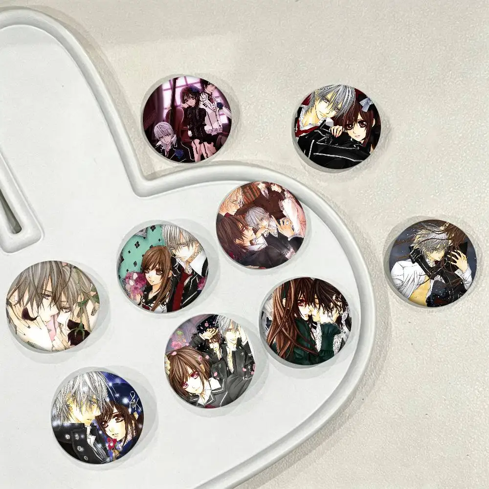 Cartoon Animation Vampire Knight Round Badges Can Be Used To Decorate Clothes And Backpack Pins