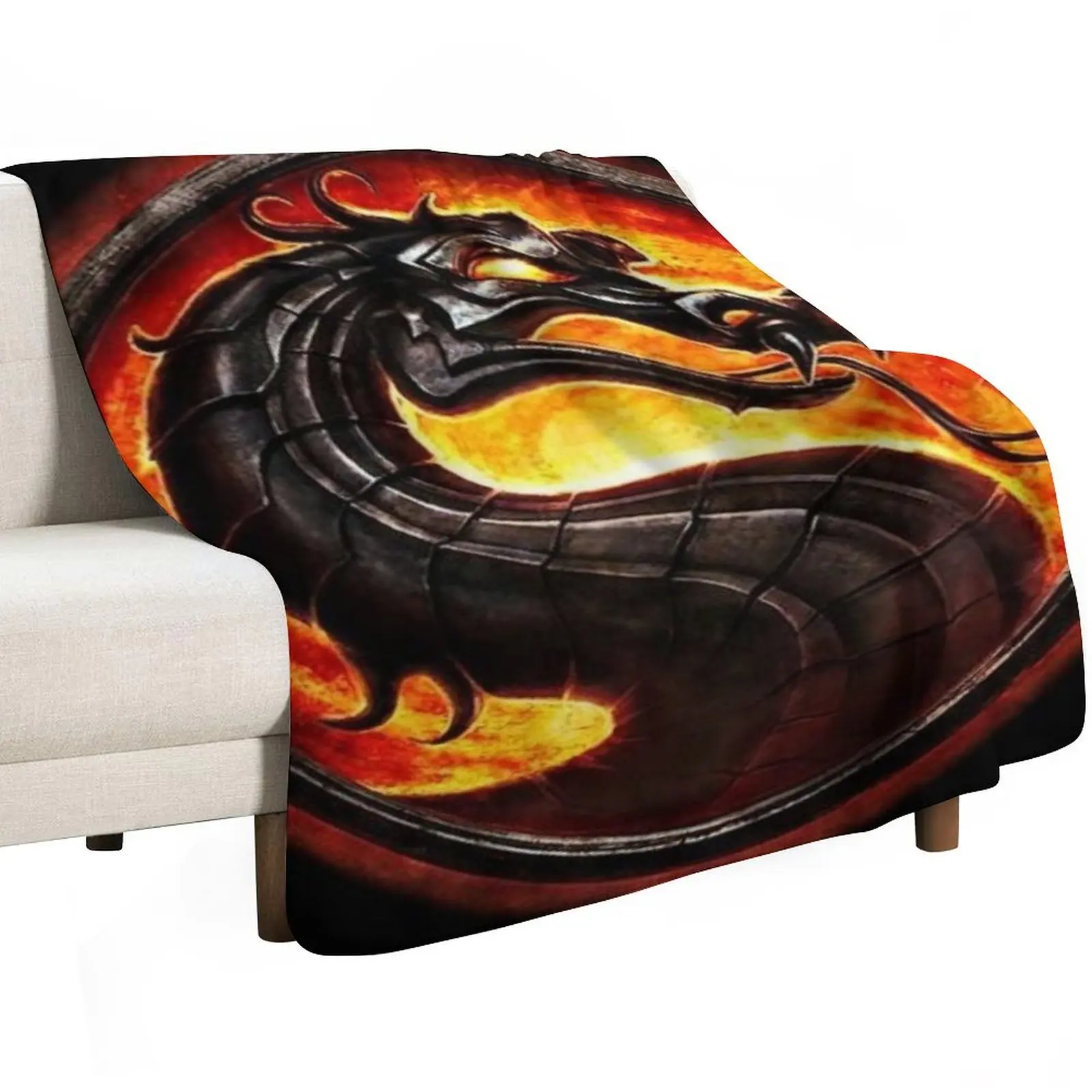 Mortal Kombat Throw Blanket Decoratives Hairys Single for babies Summer Beddings Cute Plaid Blankets