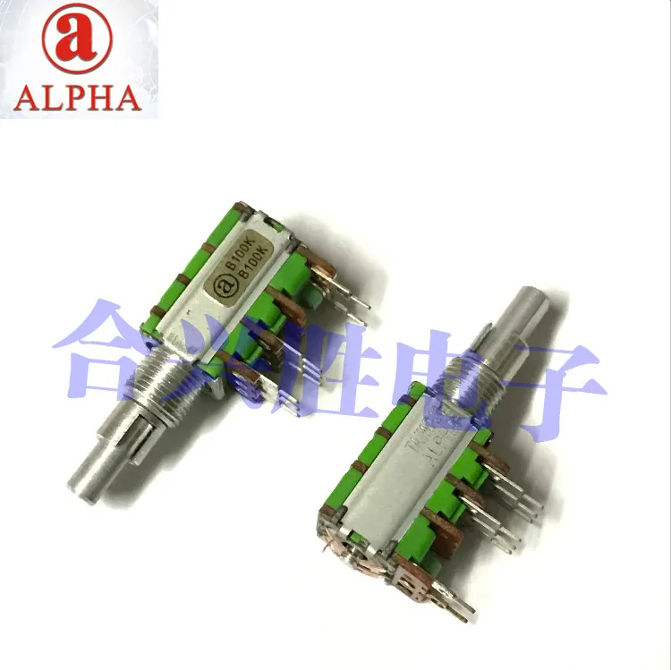 ALPHA type 12 two-axis double adjustable precision potentiometer B100K dual band switch power amplifier audio volume