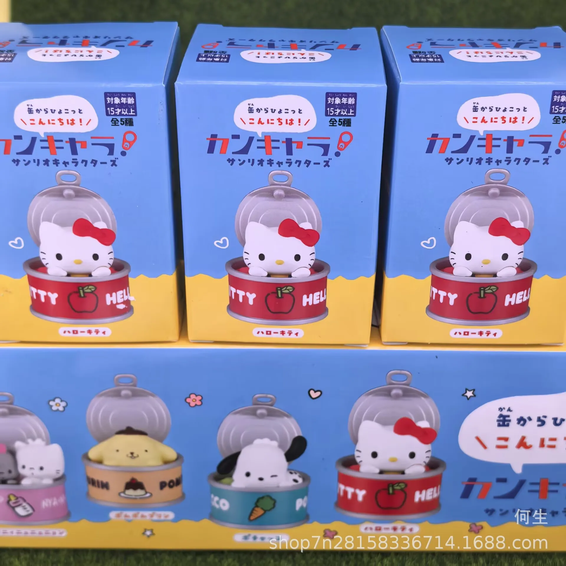 Niedliche Sanrio-Figuren in einer Dose: Hello Kitty, Pompompurin Mystery Blind Box Geschenke, Spielzeugmodelle, Anime-Figuren, Sammelornamente – Detail 10