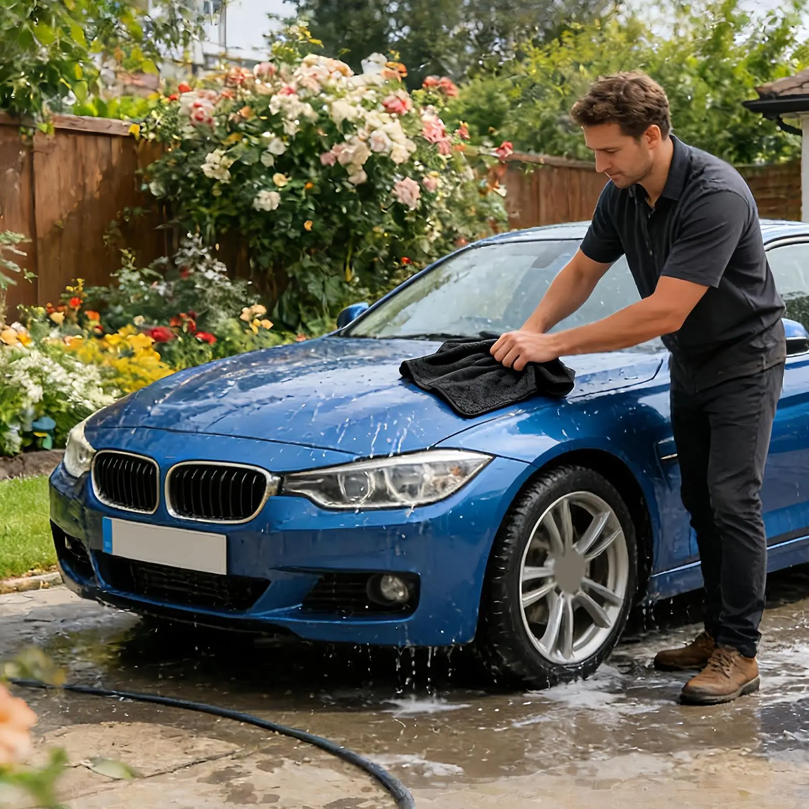 

Автомобильные полотенца из микрофибры, большие впитывающие полотенца для автомойки без царапин, сушильные полотенца, тряпки для внедорожника, автофургона, седана, автомобиля, мотоцикла, лодки